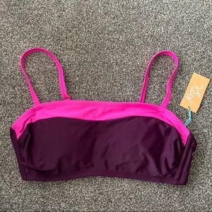 Kona Sol Berry/Hot Pink Bathing Suit Bikini Size Medium NWT